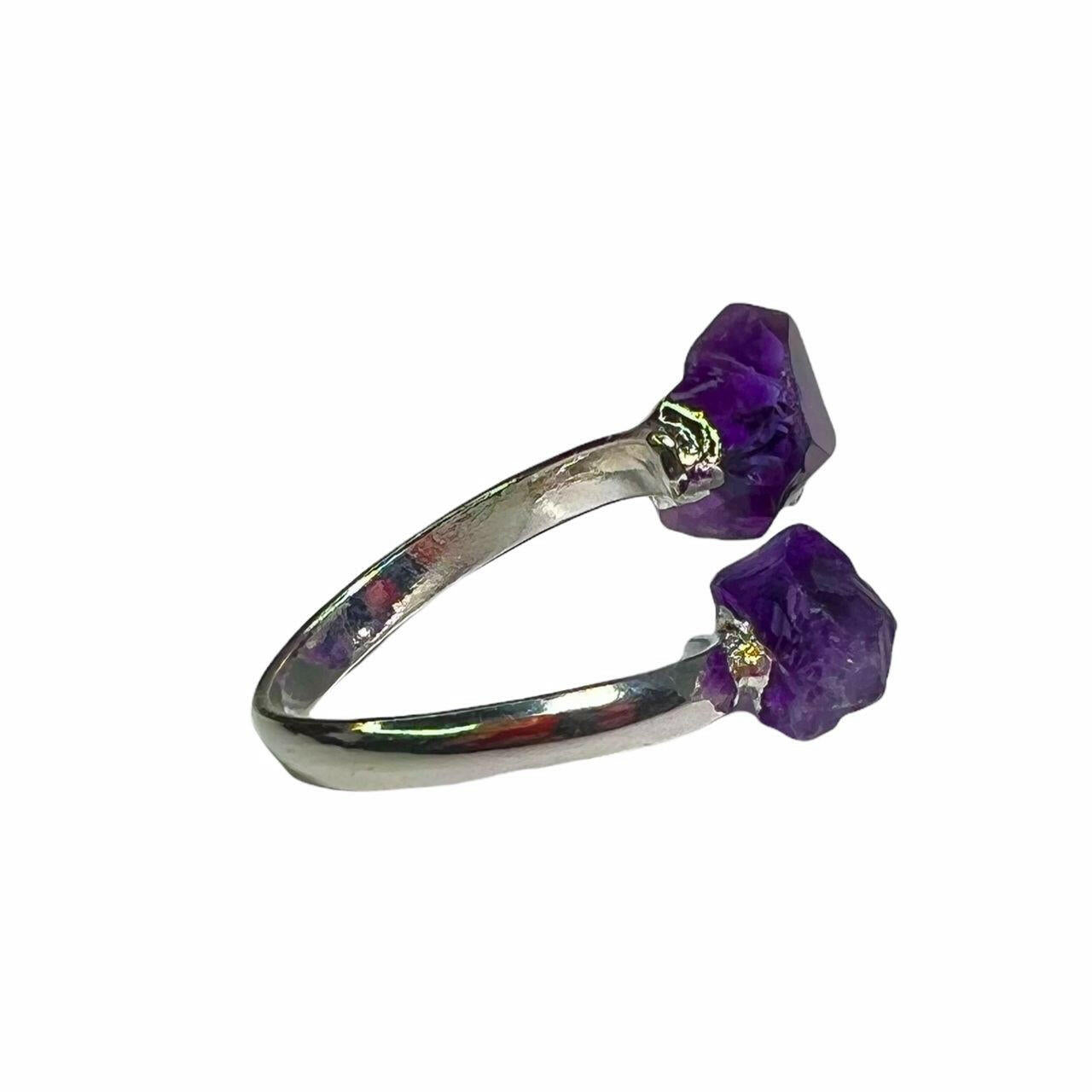 Amethyst Crystal Ring.