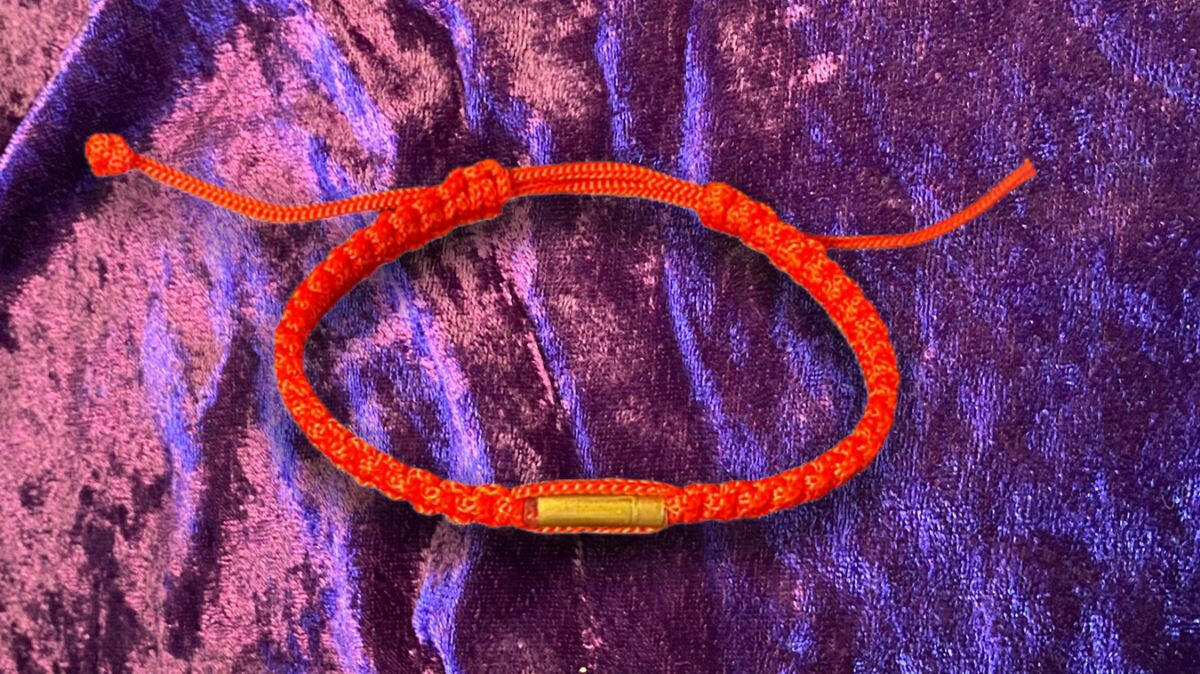 Red Rope Bracelet.