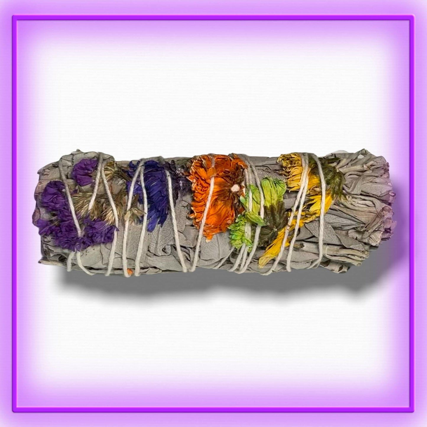 White Sage Good Vibes Smudge Stick - 4".