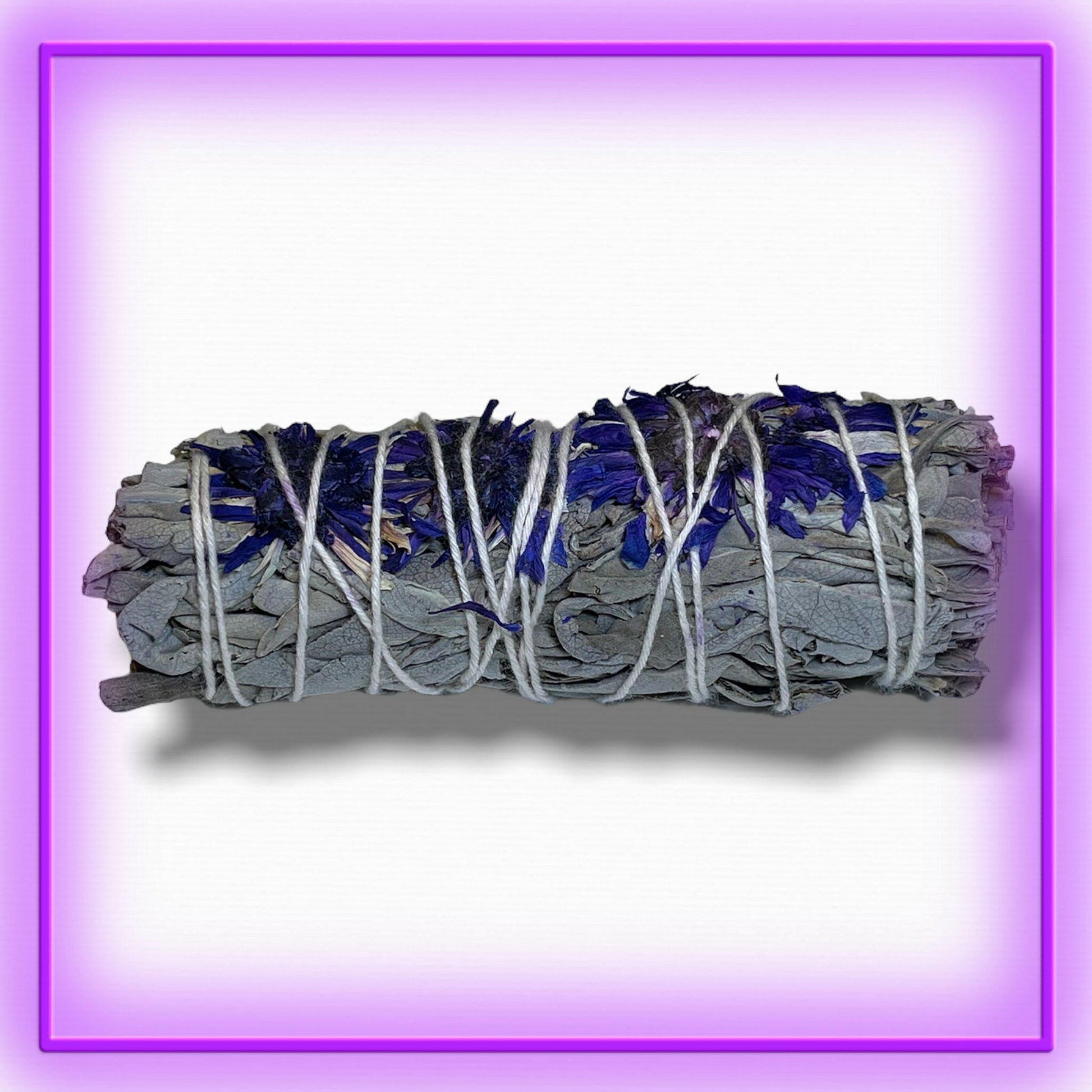 White Sage Purple Daze Smudge Stick - 4".