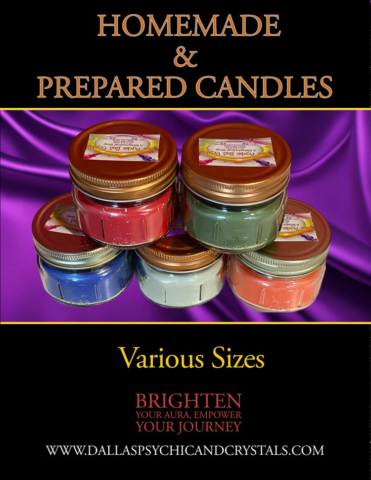 Prepared Metaphysical Candles