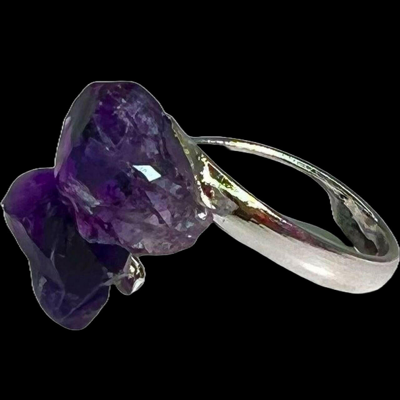 Amethyst Crystal Ring Rings DALLAS PSYCHIC AND CRYSTALS