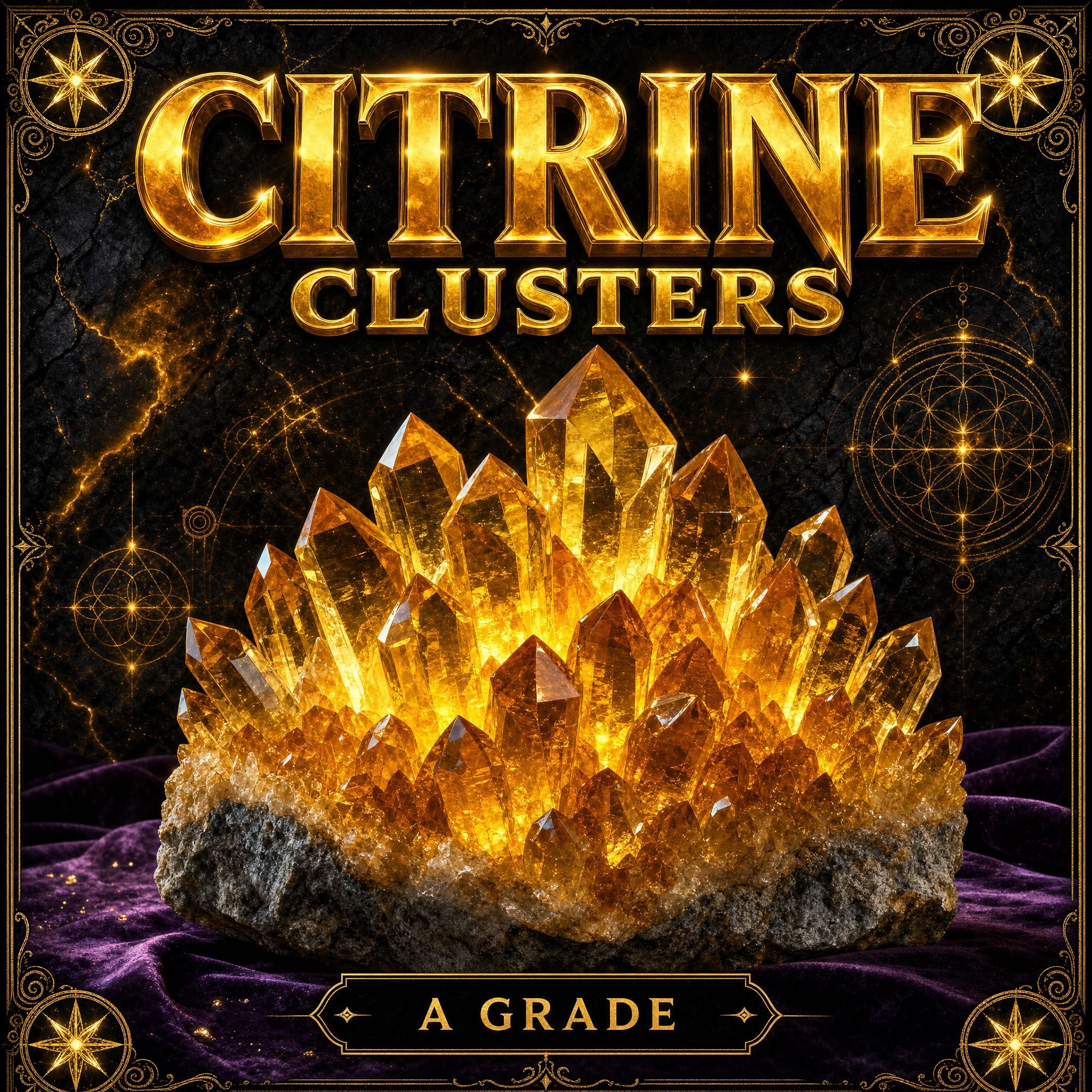 Citrine Clusters A Grade Citrine Clusters DALLAS PSYCHIC AND CRYSTALS