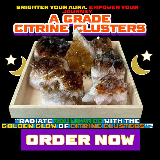 Citrine Clusters A Grade DALLAS PSYCHIC AND CRYSTALS