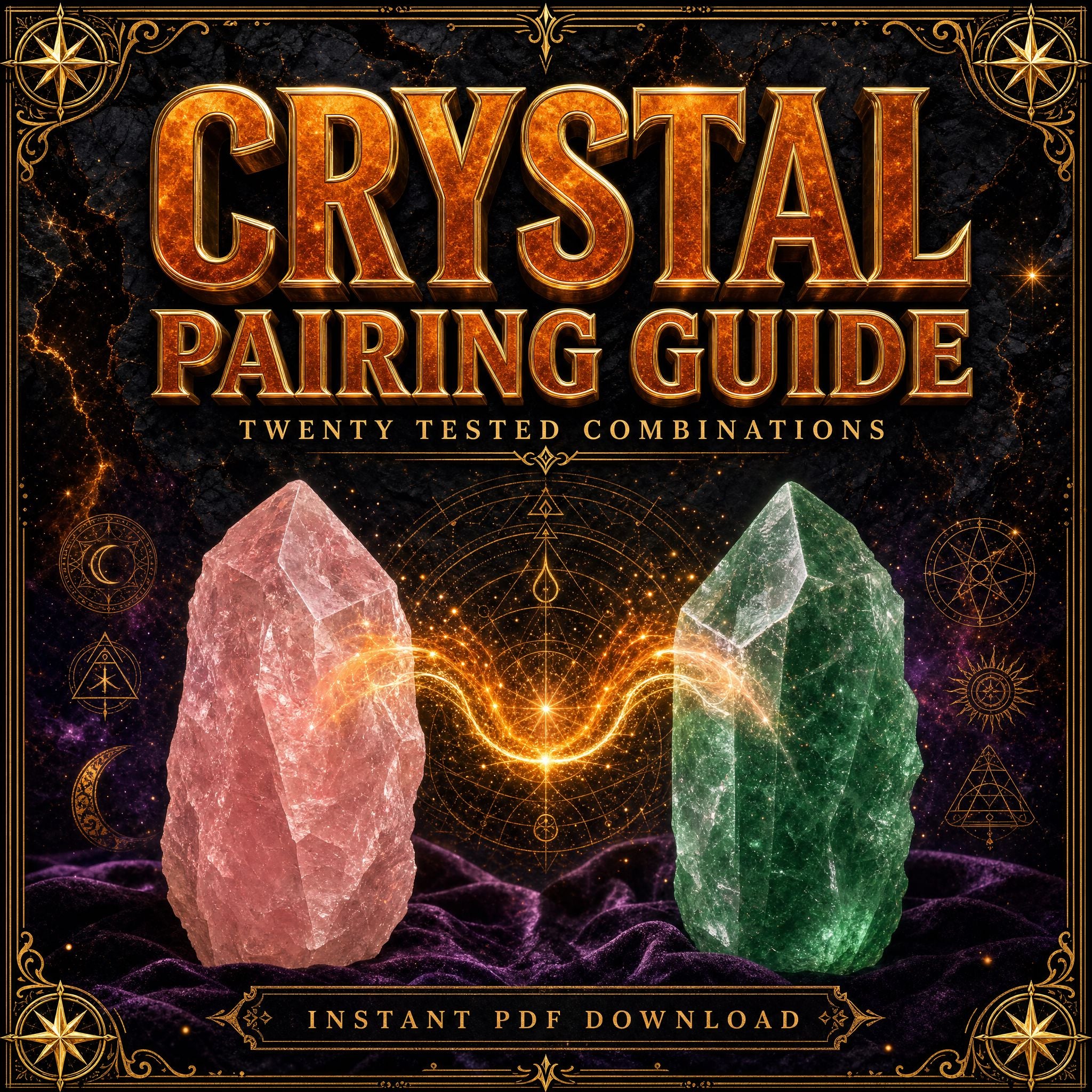 Crystal Pairing Guide (Digital Download) Instant Download DALLAS PSYCHIC AND CRYSTALS
