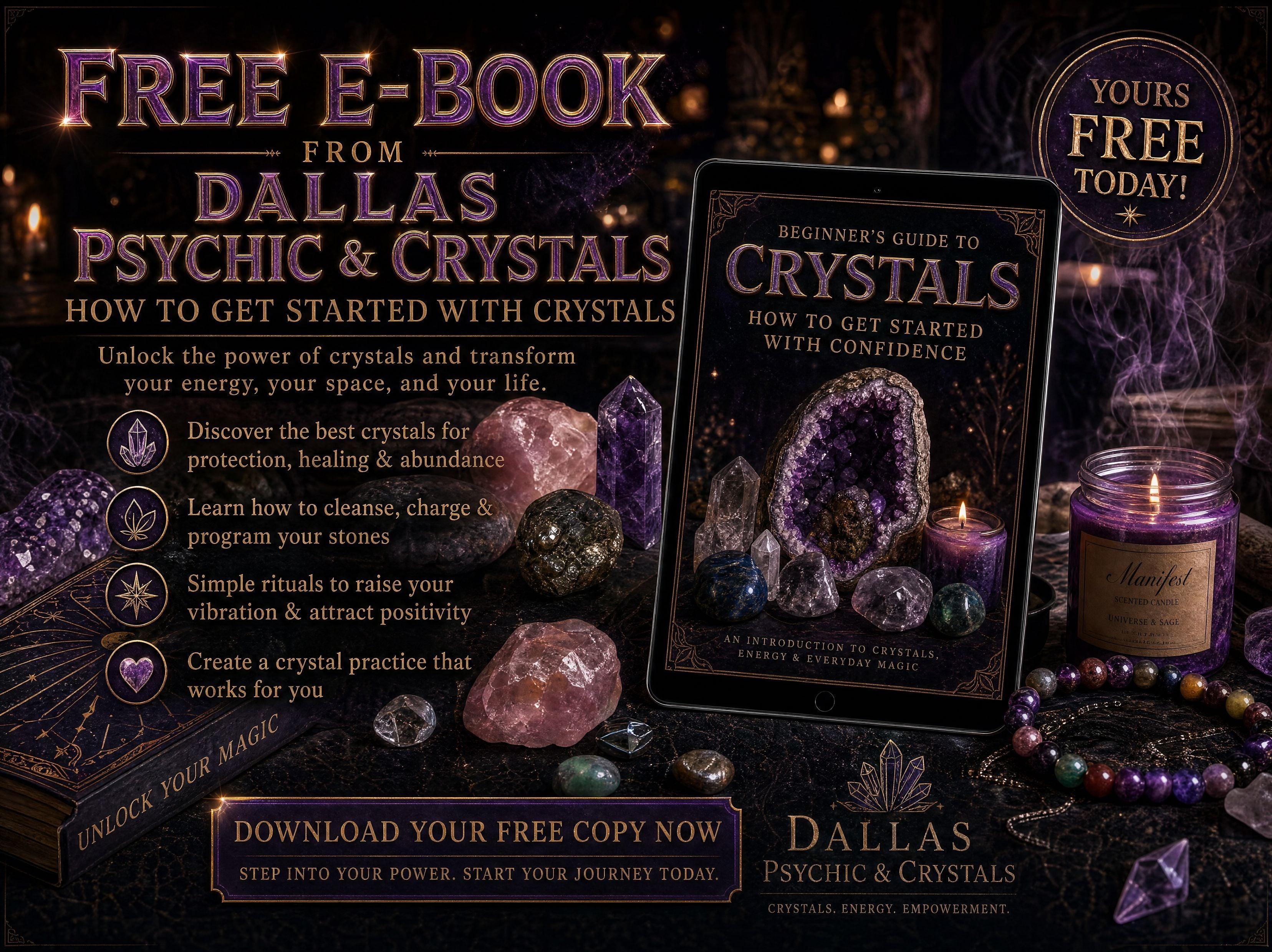 Free eBook: Awaken Your Spiritual Energy e-Book DALLAS PSYCHIC AND CRYSTALS