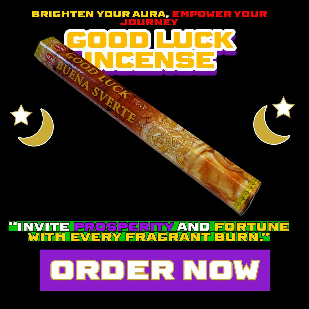 Good Luck Incense Incense DALLAS PSYCHIC AND CRYSTALS