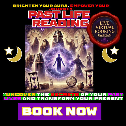 Past Life Reading (Live-Virtual) Past Life Reading (Live Virtual) DALLAS PSYCHIC AND CRYSTALS