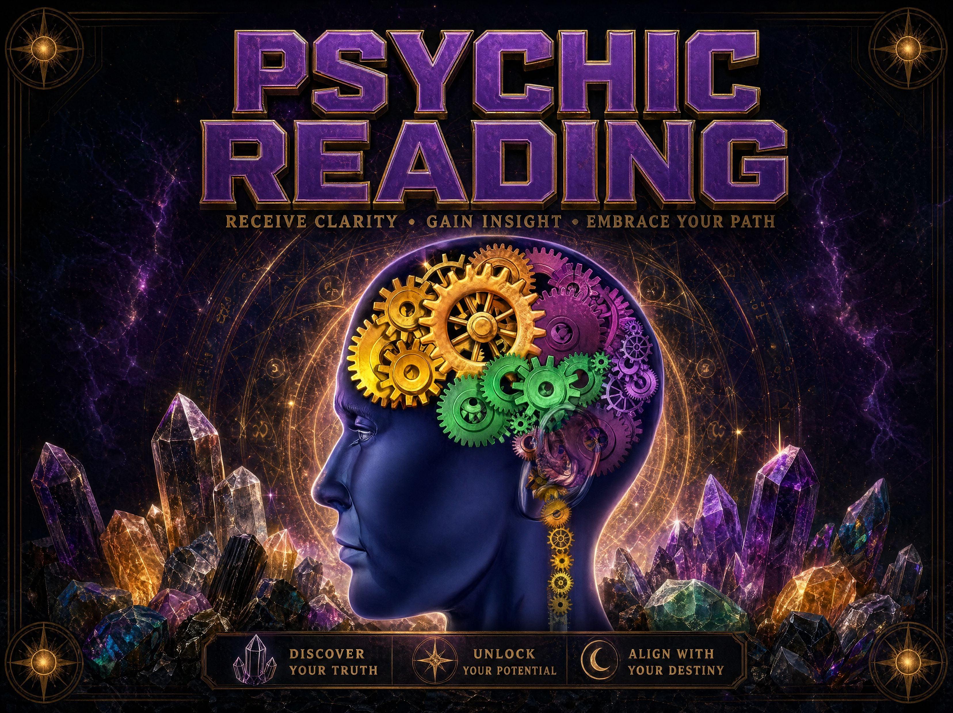 Psychic Reading (In-Person) Psychic Reading (In-Person) DALLAS PSYCHIC AND CRYSTALS