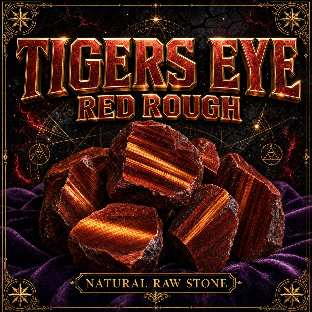 Red Tigers Eye Rough Red Tigers Eye DALLAS PSYCHIC AND CRYSTALS