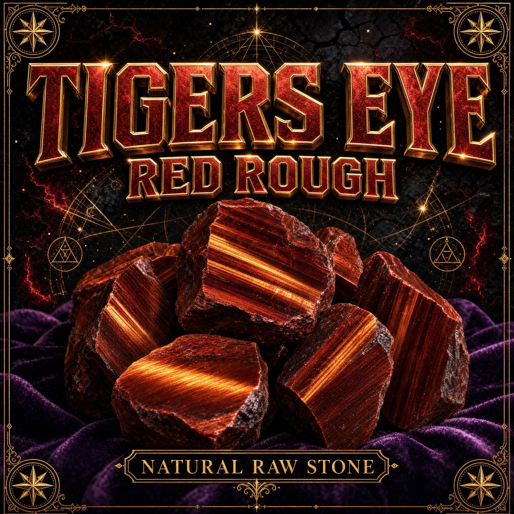 Red Tigers Eye Rough Red Tigers Eye DALLAS PSYCHIC AND CRYSTALS