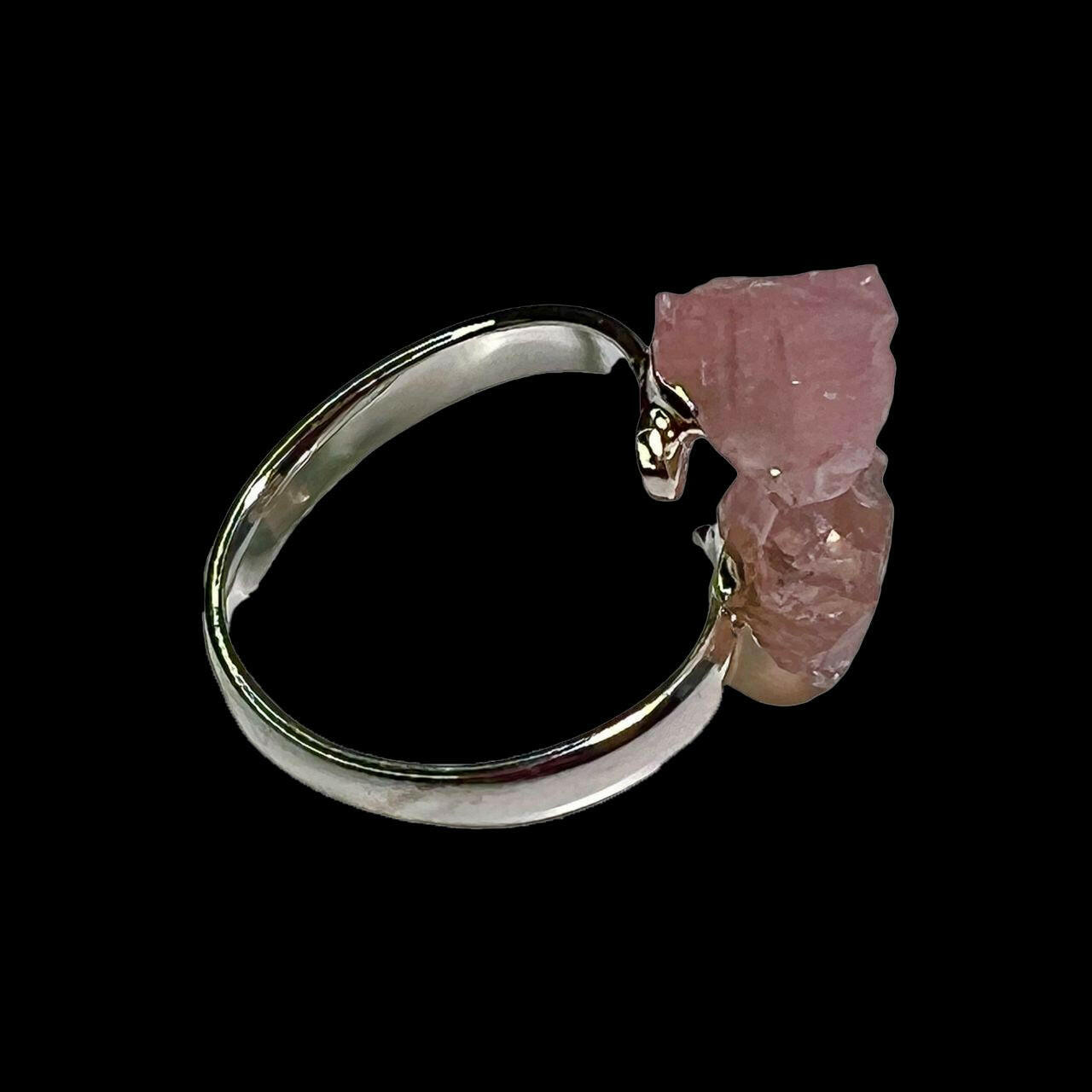 Rose Quartz Crystal Ring Rings DALLAS PSYCHIC AND CRYSTALS