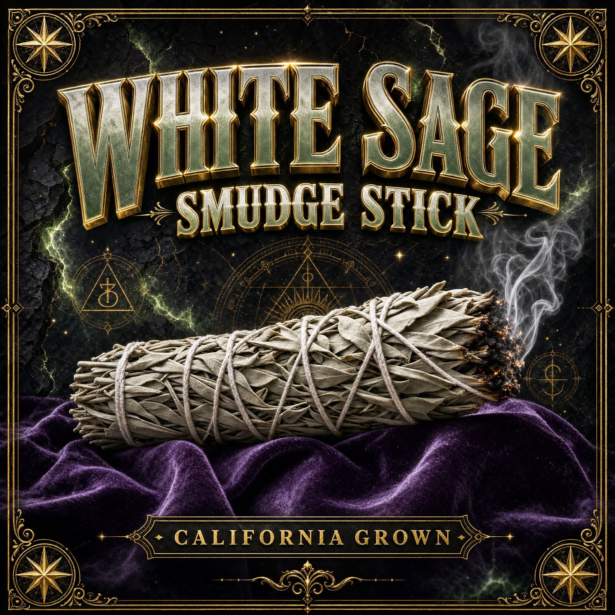 White Sage Smudge Stick California White Sage Smudge Stick DALLAS PSYCHIC AND CRYSTALS