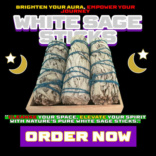 White Sage Smudge Stick California White Sage Smudge Stick DALLAS PSYCHIC AND CRYSTALS