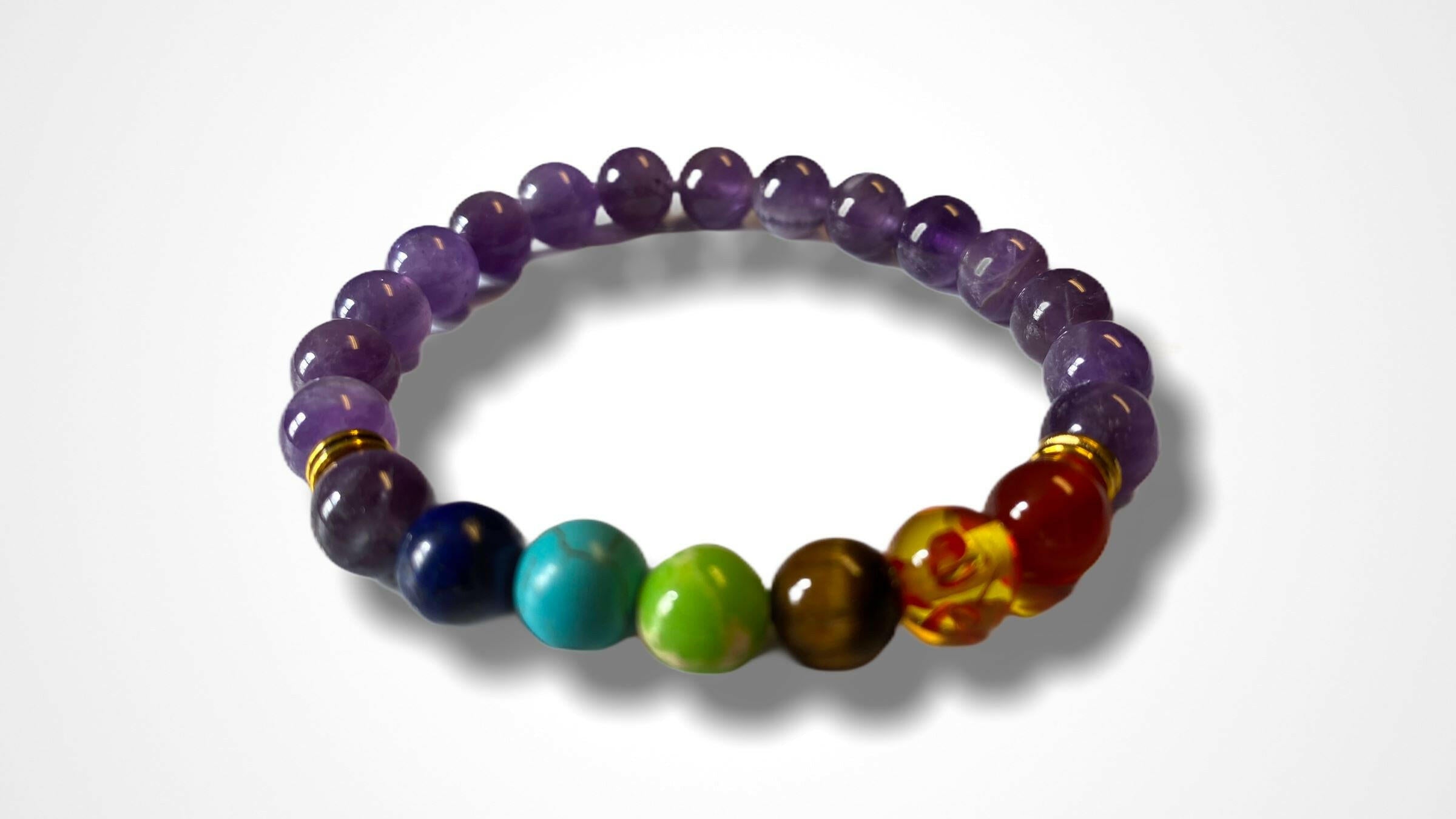7 Chakra Bracelet / Amethyst.