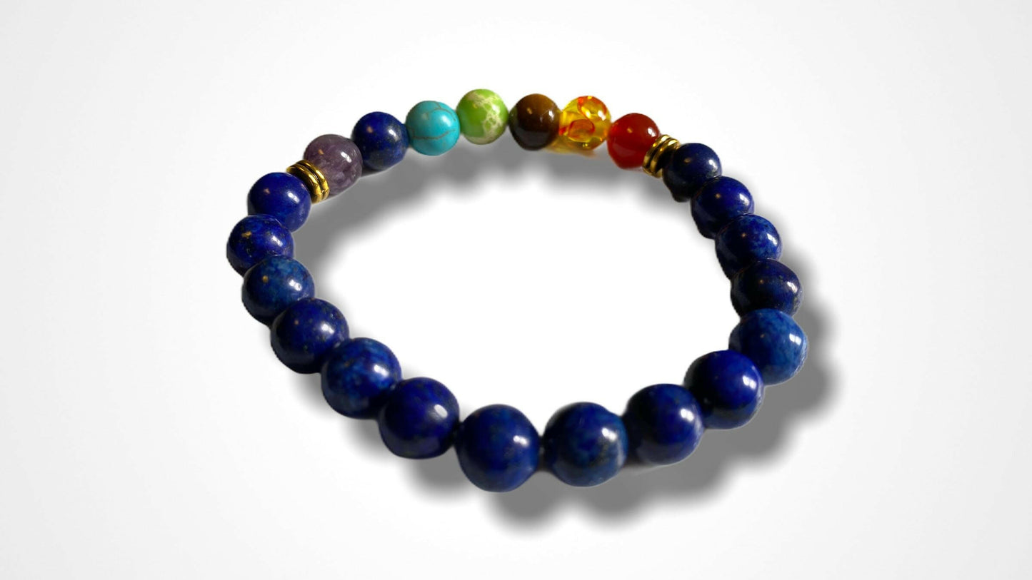 7 Chakra Bracelet / Lapis Lazuli.
