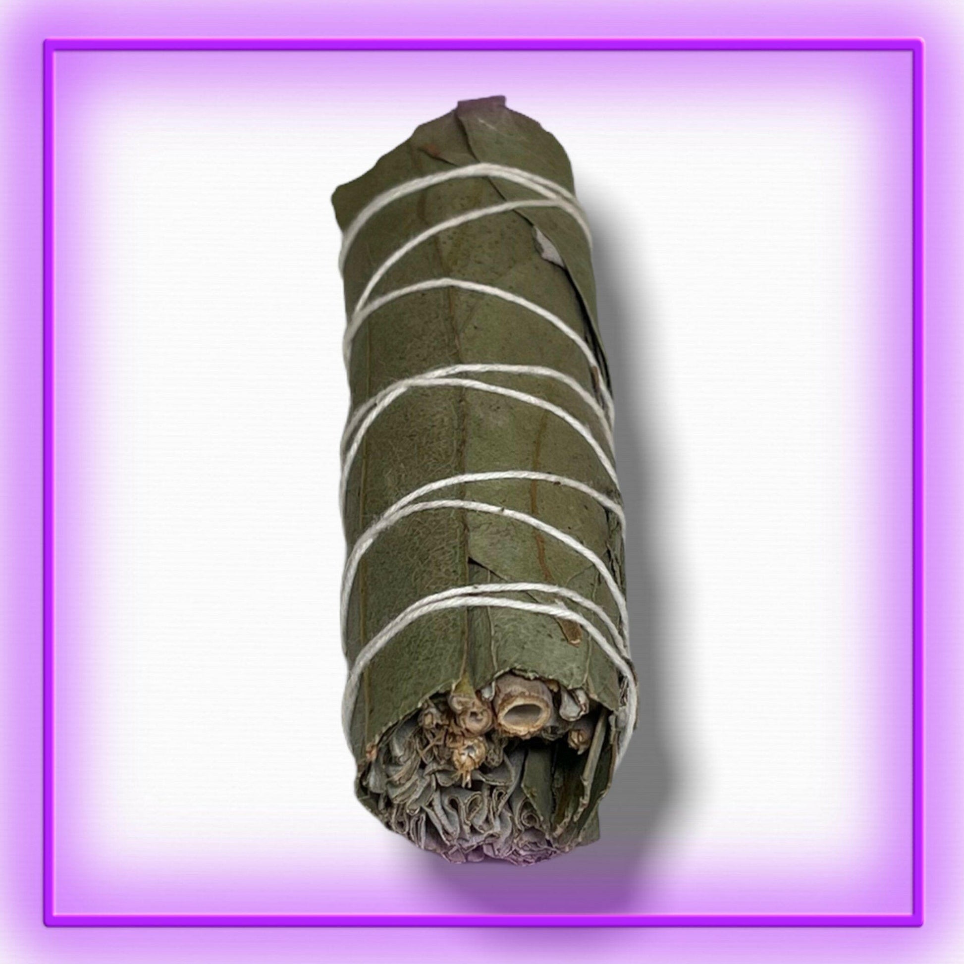 White Sage with Eucalyptus Smudge Stick - 4 inch.